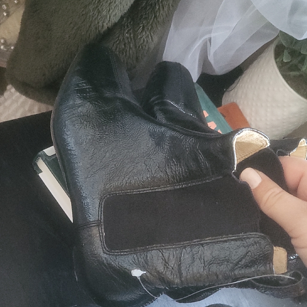 Black Leather Ankle Boots michael kors